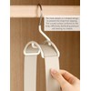 HARWAVE 4 Pack Bag Hangers, Purse Hangers for Closet, Hooks