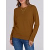 ANRABESS Sweaters for Women Long Sleeve Lightweight Crewneck Soft Basic