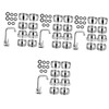 Operitacx 4sets 8pcs Faucet Adapter Kit Durable Faucet to Hose
