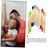 ORFOFE 10Pcs Bamboo Toothbrushes for Soft Bristles for Gentle Oral
