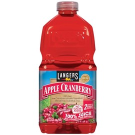 Langers 100% Juice with Vitamin C, Apple Cranberry, 64 Fl Oz (Pack of 8)