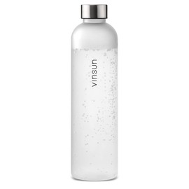 VINSUN Water Bottle 1L, Leak-proof Water Flask, BPA free, Reusable, Tritan