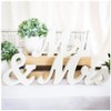 LinTimes Mr & Mrs Letter Embellishments for Wedding Decoration, Musuntas
