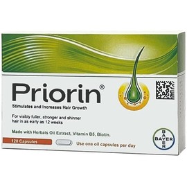 PRIORIN Hair Growth Formula 120 Capsule - Help Weak & Thinning Hair Original German Brand