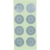 Trusco RP75-8 Rust Prevention Zinc Seal 0.3 inch (8 mm), 8 Pieces, Ash x 10SHT [Case Sale]