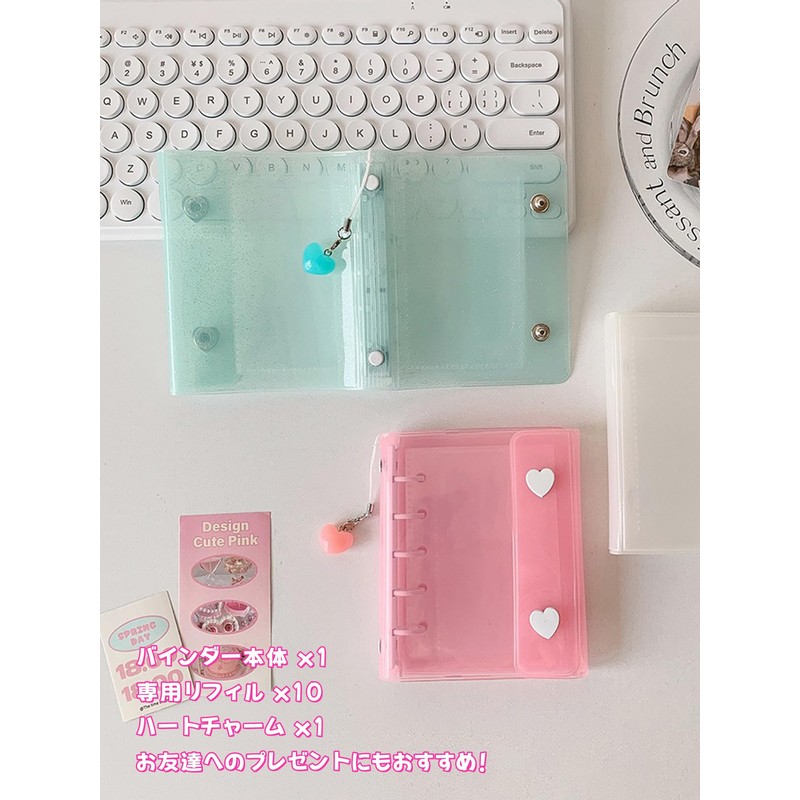 Alip Sticker Pad, Girls, Removable, Cute, M5 Sticker Pad, Transparent,
