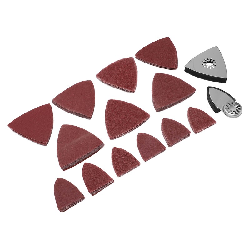 Oscillating Tool Sanding Pad Kit Triangular Finger Accessories 60 80