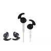 Unbranded New 6 Pair Black Anti-Slip Silicone Replacement Ear Tips