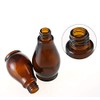 ericotry 3PCS 30ml/1oz Refillable Amber Glass Sprayer Bottles Cosmetic Containers