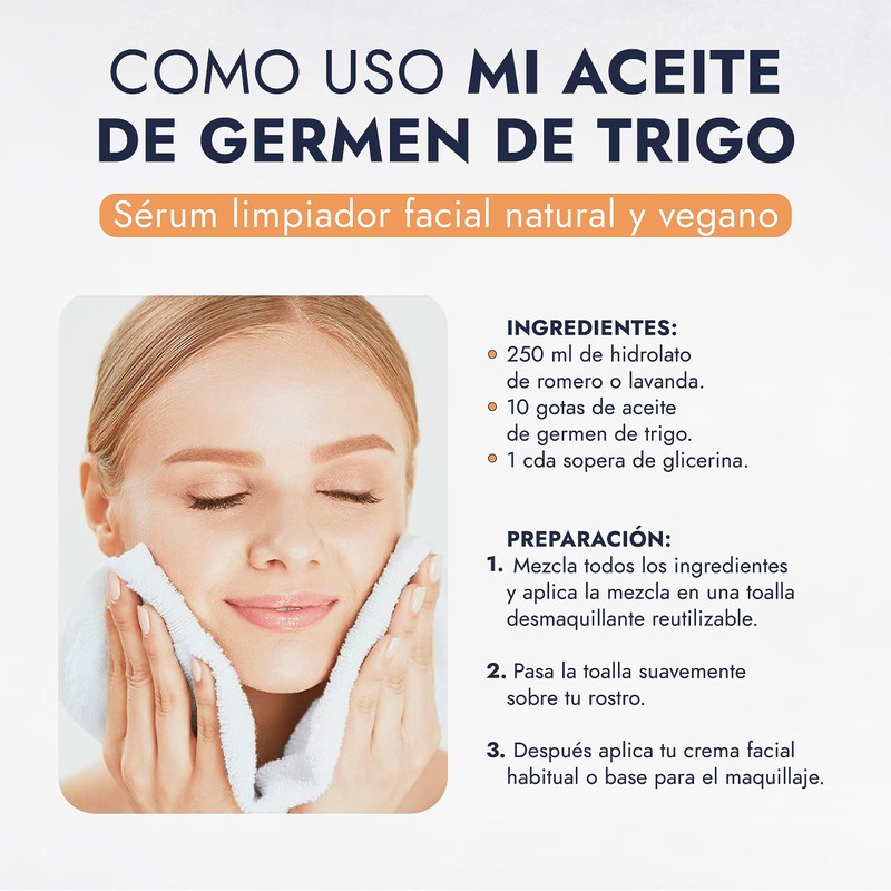 HEBBE - Aceite de Germen de Trigo 100ml | Antioxidante