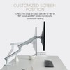 POUT E12 Dual Monitor Arm Mount Stand – Adjustable Full