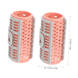 TOVINANNA 6 Pack Jumbo Hair Rollers Clips Curler for Hair Styling Tools Natural Bang Curlers Clips