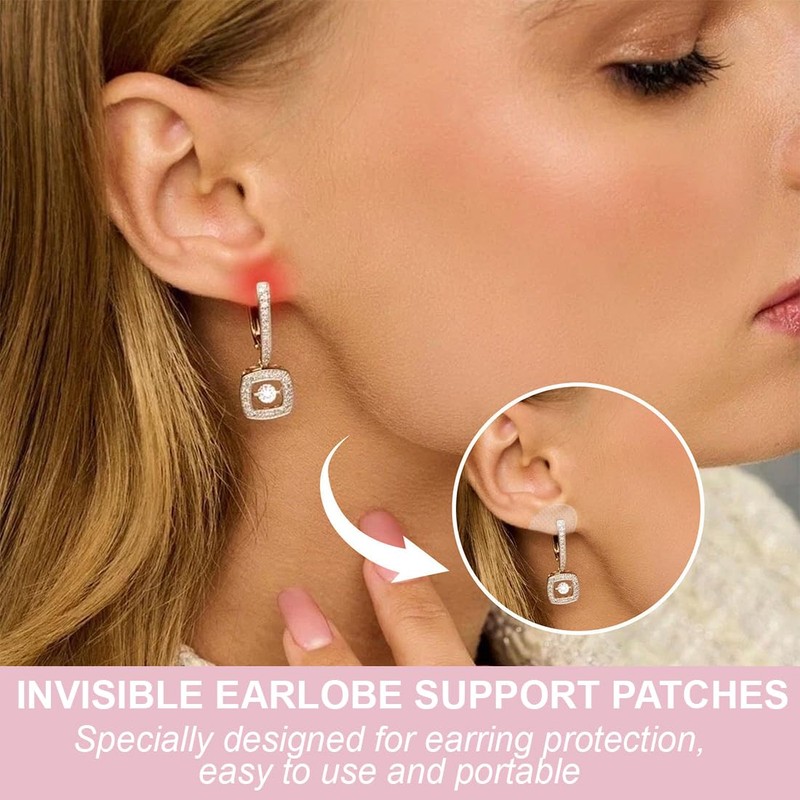 Pack of 400 Earrings, Masking Sport, Transparent PE Ear Tips