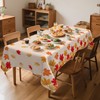 Thanksgiving Tablecloth, 2 Pack Fall Tablecloth 54" x 108" Disposable