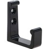 TRUSCO AH60-BK Aluminum L-Shaped Hook, 2.4 inches (60 mm), Black