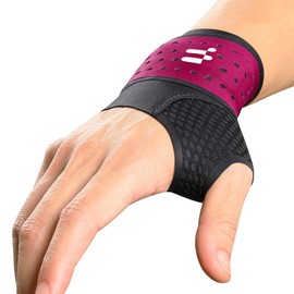 Ultra Thin Carpal Tunnel Wrist Brace with Soft Thumb Design (Not for Thumb Pain), Ajustable Compression Wrist Wraps with Mobility for Sports Work Typing Sleeping, Tendonitis, Arthritis Ulnar Pain