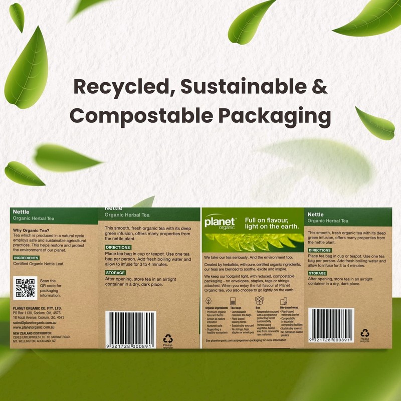 Planet Organic Nettle 25 Tea Bags