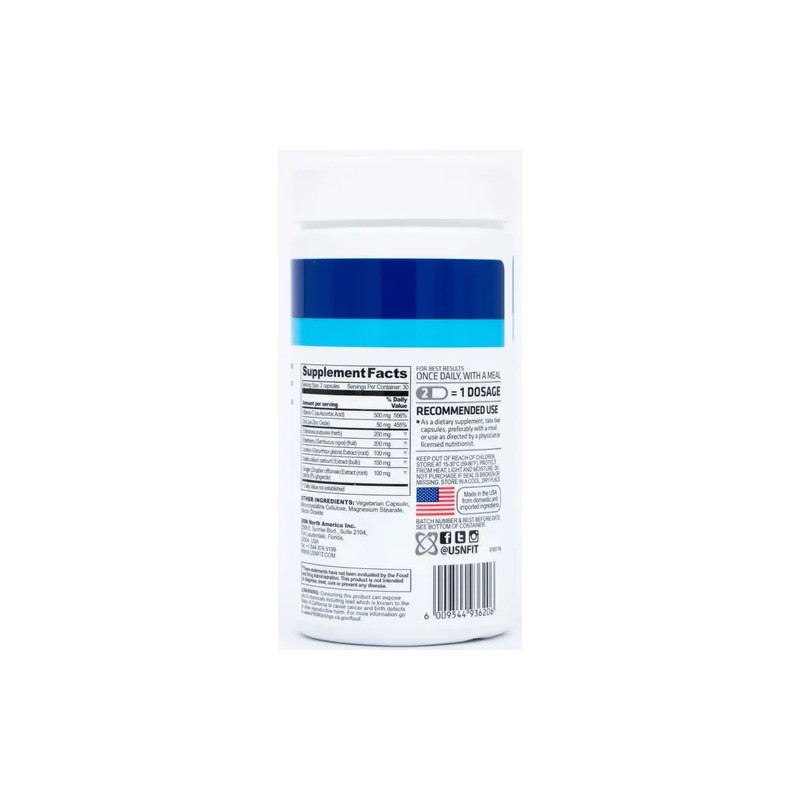 Usn Immune Health 60 Caps Refuerzo Inmunológico Diario
