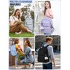 FIORETTO Backpack Womens School Bag Girls Boys, Lightweight Water-Resistant Fits
