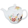 Ceramic Blue Teapot Blue/Red X 26.6 in X 14.5 in
