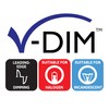 Varilight Double V-Dim Rotary 2-Way Dimmer 2 x 40-250W -