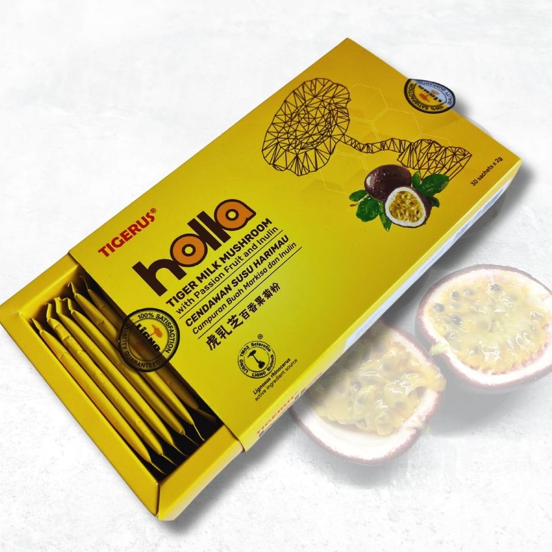Passion Fruit Milk Tiger + Lignosus Tiger Milk Mushroom +