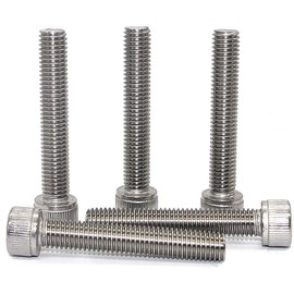 M5 x 50MM Socket Head Cap Screws,304 Stainless Steel, Quantity 15