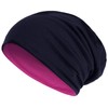 Hatstar Long Slouchy Beanie, 2-in-1 Reversible Jersey Hat in 45