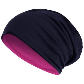 Hatstar Long Slouchy Beanie, 2-in-1 Reversible Jersey Hat in 45 Colours -