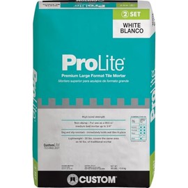 Custom Building Products Prolite 30 Lb. White Tile and Stone Mortar