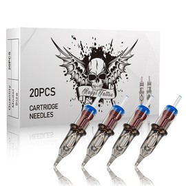 Rayyl 20pcs Round Shader with 0.35mm Diameter, 1207RS Professional for Rotary Machine Pens and Grips, Supplies.…