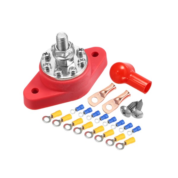 Motoforti 1 Set 3/8" Power Distribution Block 8 Point Bus