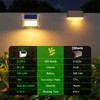 JSOT Solar Deck Lights -12 Pack Solar Fence Lights Waterproof