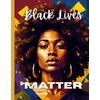 Black Live Matter composition notebook: Black woman equality themed Journal,