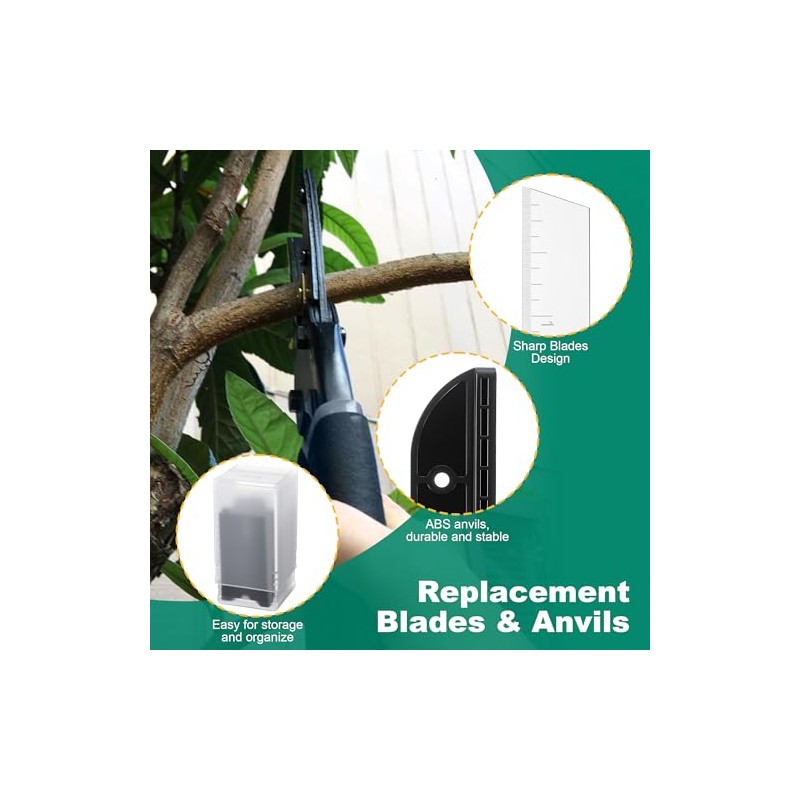 Feekoon 2-1/2" Replacement (10) Blades & (3) Anvils & (2)