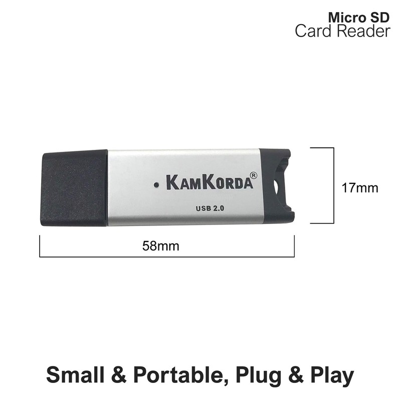 KamKorda Micro SD Card Reader | SD to USB |