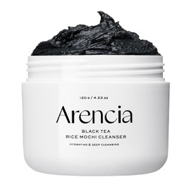 Arencia - Limpiador de Té Negro y Yuzu 120 g - Black Tea & Yuzu Rice Mochi