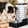 RIZZARI 10L Gravity Dog Water Bowl Dispenser: Wide Mouth Filter-Free