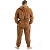 Camille Mens Super Soft Fleece Onesie - Hooded All In