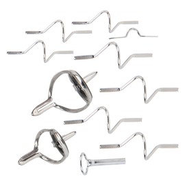 Fly Rod Guide Set,Fly Fishing Guide Angling Repair Tool Stainless Steel Strong Double Buckle Ring Different Size Fishing Accessories