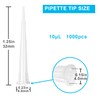 ONiLAB Pipette Tips 10 ul 1000 Pieces Laboratory Universal Plastic