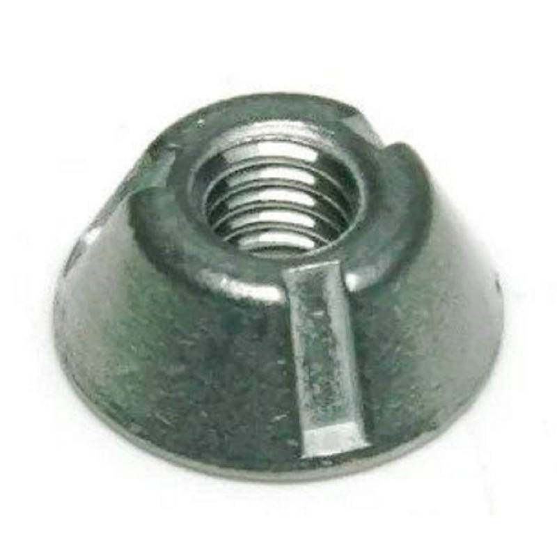 Tri-Groove Tamper Proof Security Nuts Zamak 5 Zinc 3/8"-16 -