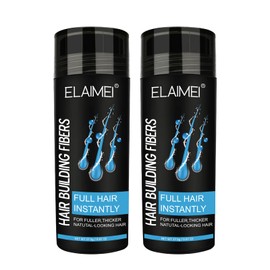 RoseFlower Hair Fibers for Thinning Hair Unisex, Waterproof Undetectable Natural Instant Conceals Thicken Thinning Balding Hair Areas Hairline 15 Sec, Look Younger, Men Women, Black + Medium Brown