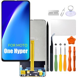 Replacement for Motorola Moto One Hyper LCD Screen for Moto XT2027 XT2027-1 Screen Touch Digitizer Assembly LCD Display with Repair kit