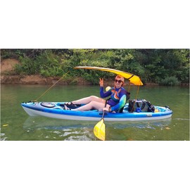 MOOCY Sun Shade Canopy for Kayak Canoe (Orange)