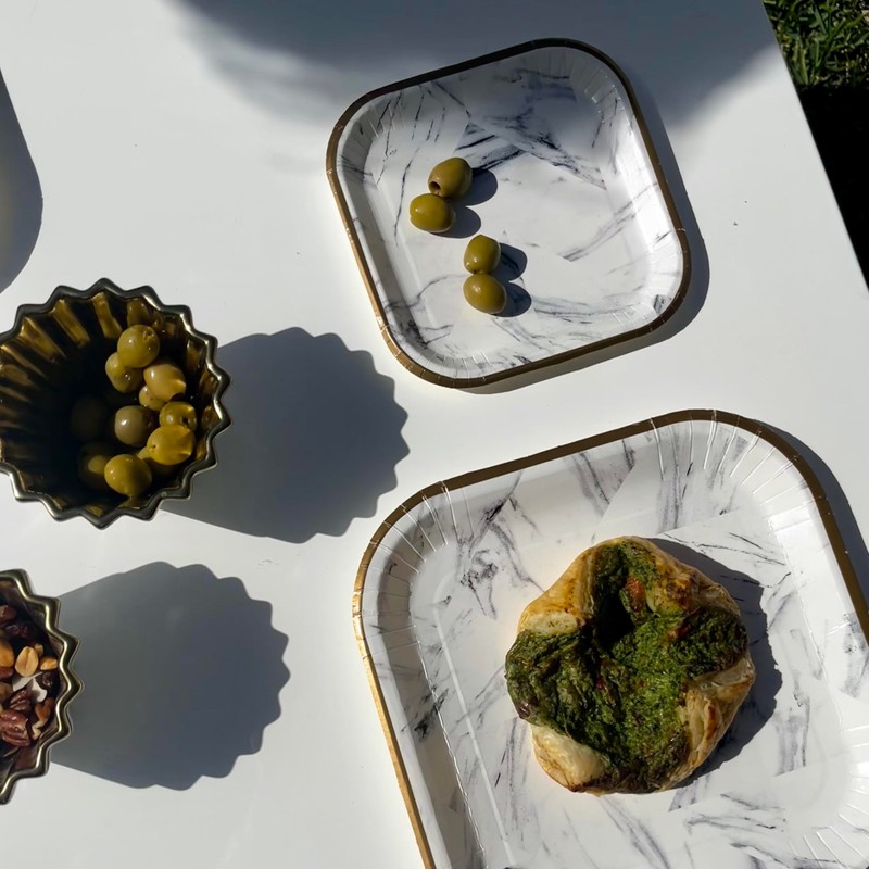 TABLE STORIES – Platos Desechables Elegantes – Platos Desechables para