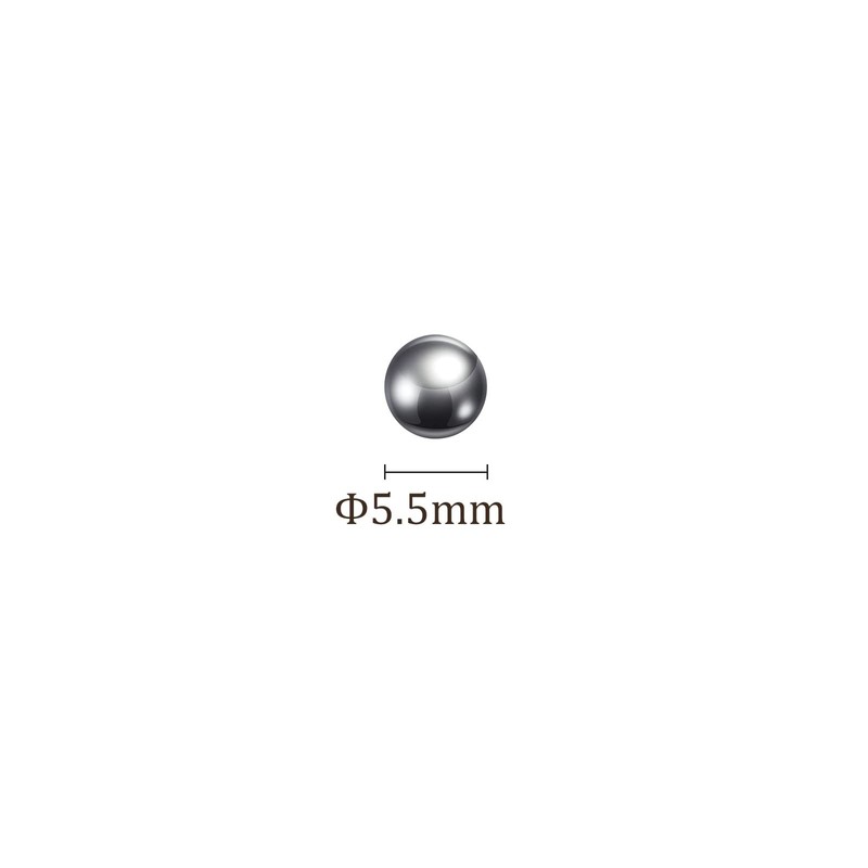 Kozelo 200pcs Precision Balls - [5.5mm] 201 Stainless Steel for