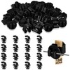 Geiserailie 150 Pcs Black T Post Insulators Electric Fence Posts