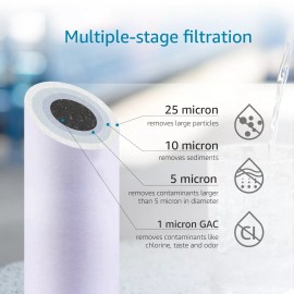 AQUA CREST 5 Micron 10"x4.5" Whole House Replacement Water Filter for Culligan