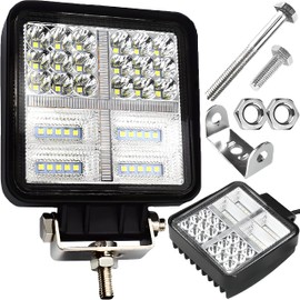 Retoo Work Light LED 170 W IP67 Waterproof Offroad Additional Headlight 12 V, 6700 Lumens, Reversing Light for Tractor Excavator SUV, UTV, ATV Near Field Lighting, Work Light